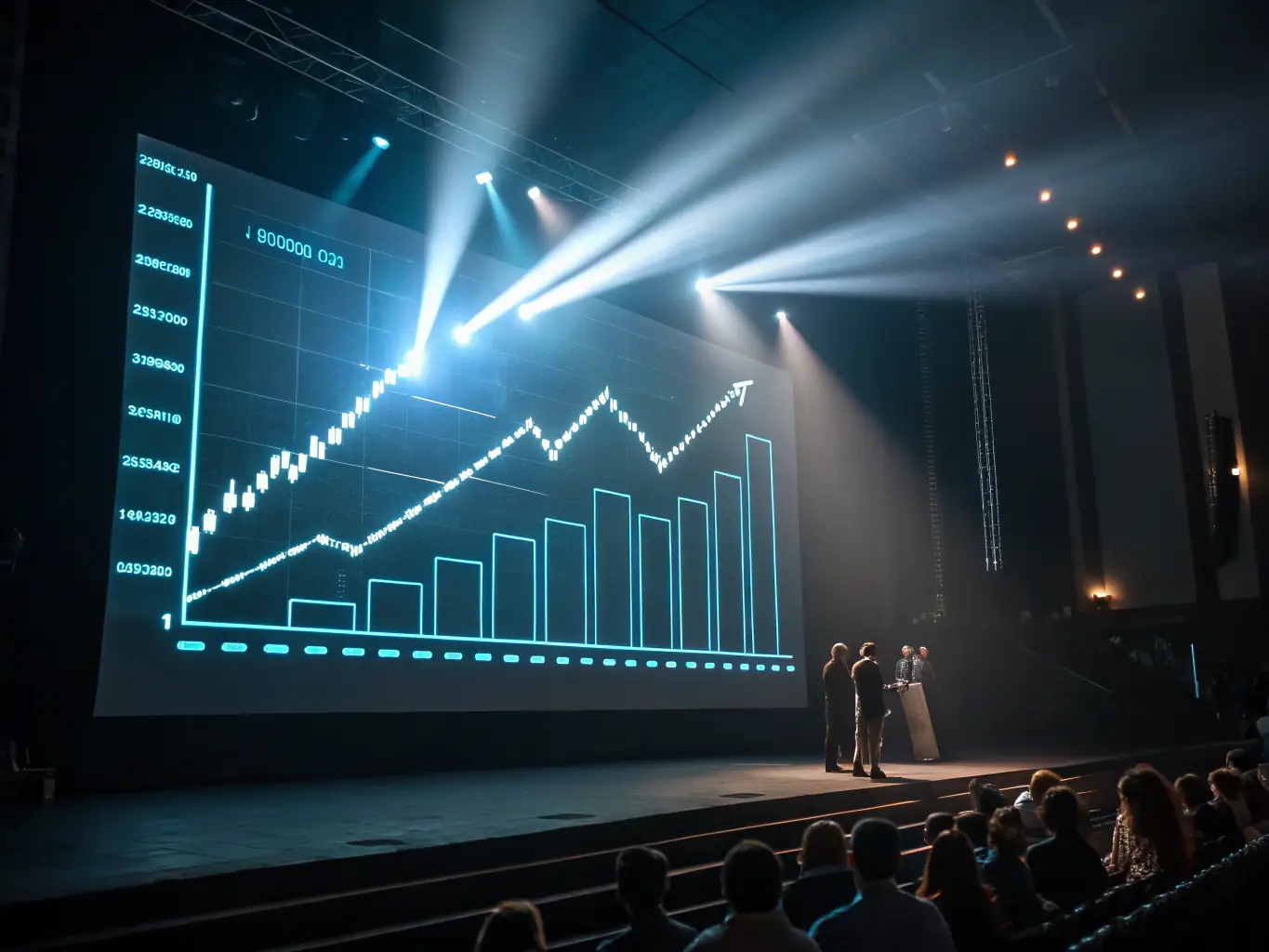 An image of a graph showing a significant increase in bookings and revenue for a travel partner after joining the Chasing Paradise network, illustrating the financial benefits of the partnership.